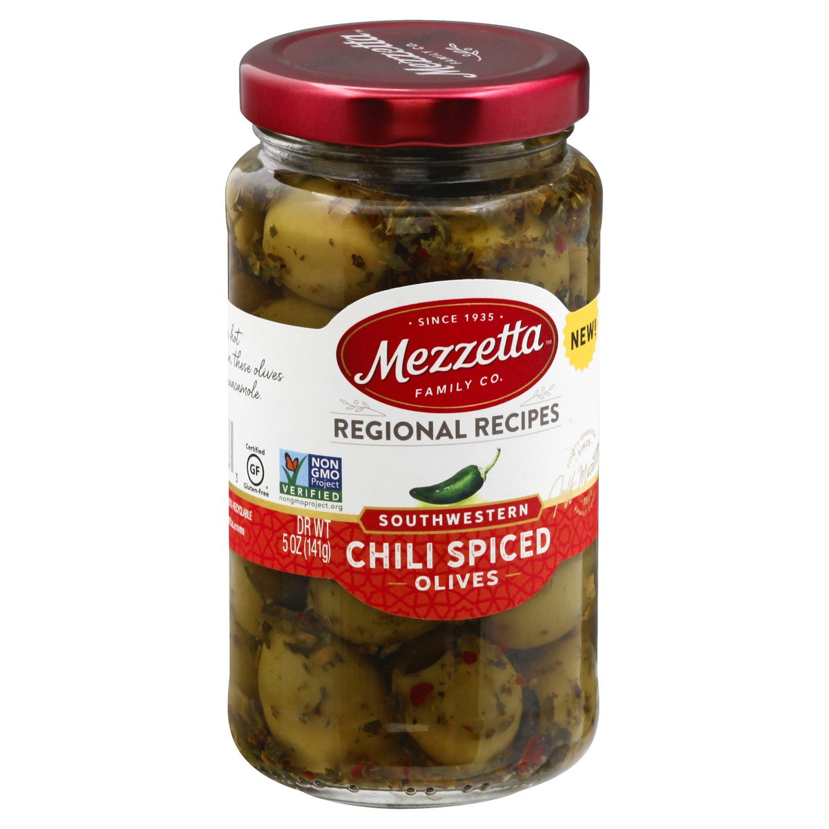 slide 2 of 9, Mezzetta Olives Regional Recipes Southwestern Chili Spiced, 5 oz