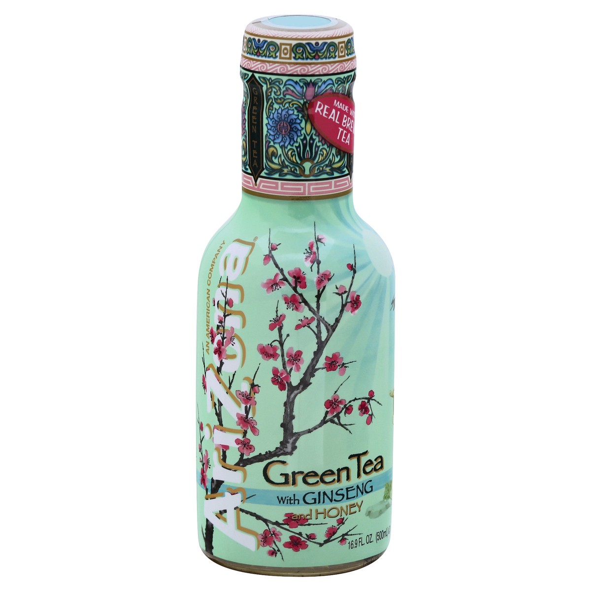 slide 3 of 8, AriZona Green Tea 16.9 oz, 16.9 fl oz