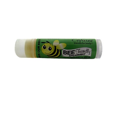 slide 1 of 1, Enfusia Bee Friendly Spearmint Lip Balm, 1 ct