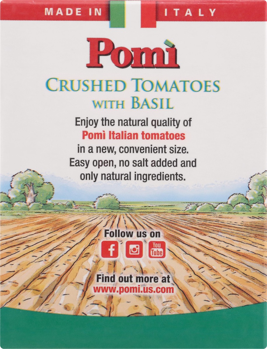 slide 5 of 9, Pomi Crushed Tomatoes with Basil 13.8 oz, 13.8 oz