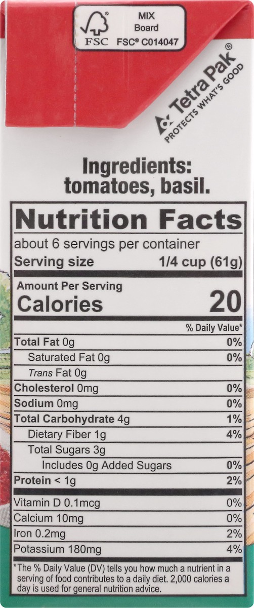 slide 8 of 9, Pomi Crushed Tomatoes with Basil 13.8 oz, 13.8 oz