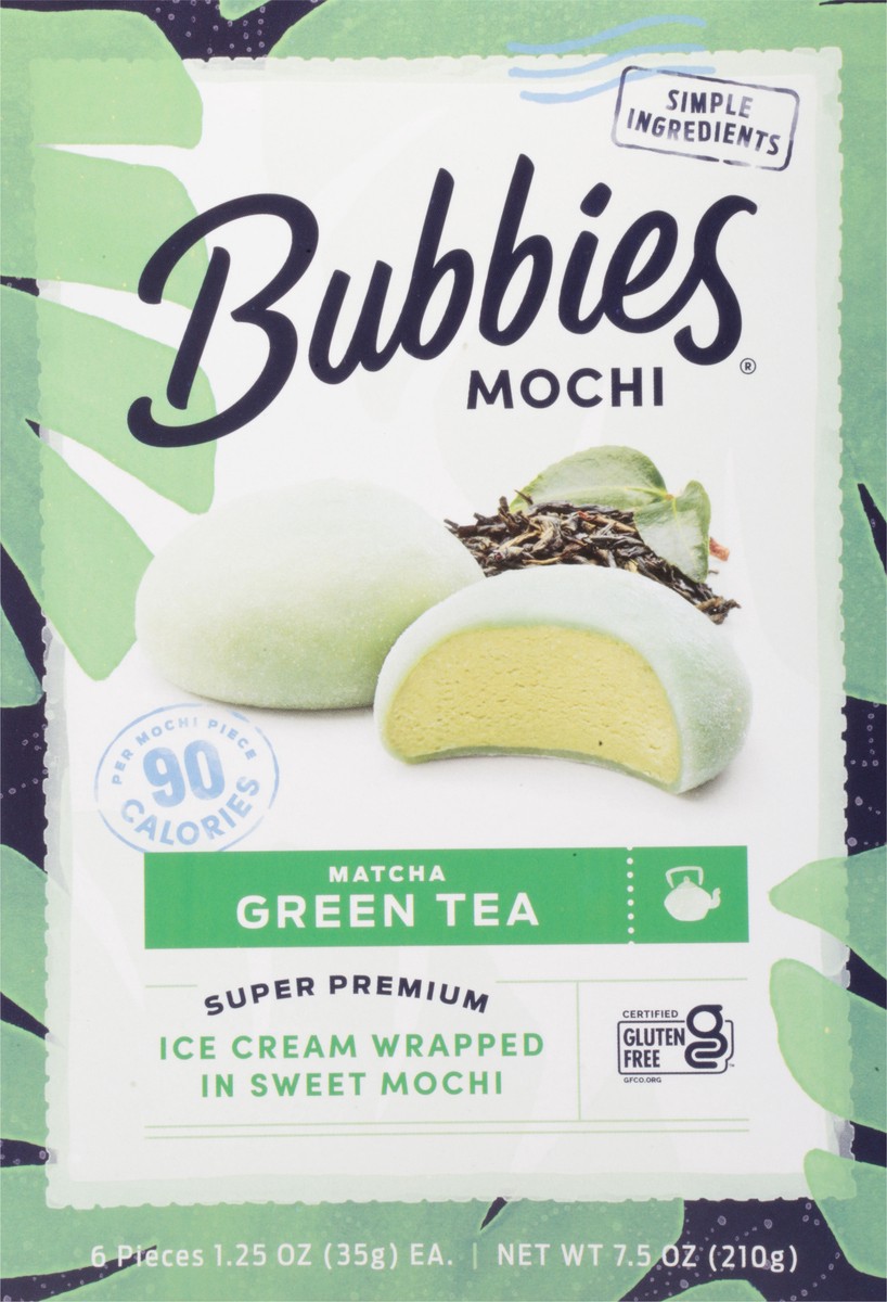 slide 6 of 9, Bubbies Green Tea Mochi, 7.5 oz