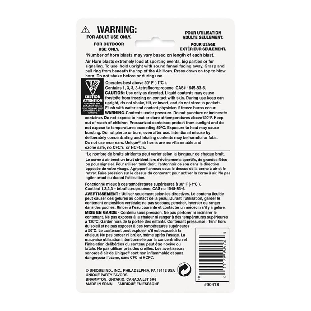 slide 2 of 3, Unique Industries 1.23oz Air Horn Party Favor, 1.23 oz