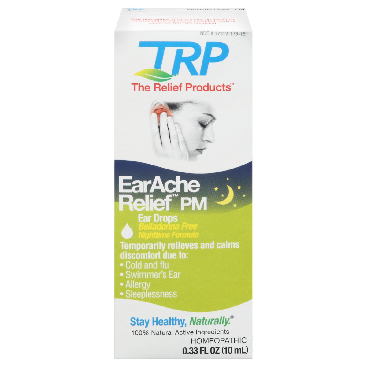 slide 1 of 9, TRP PM EarAche Relief 0.33 fl oz, 0.33 fl oz