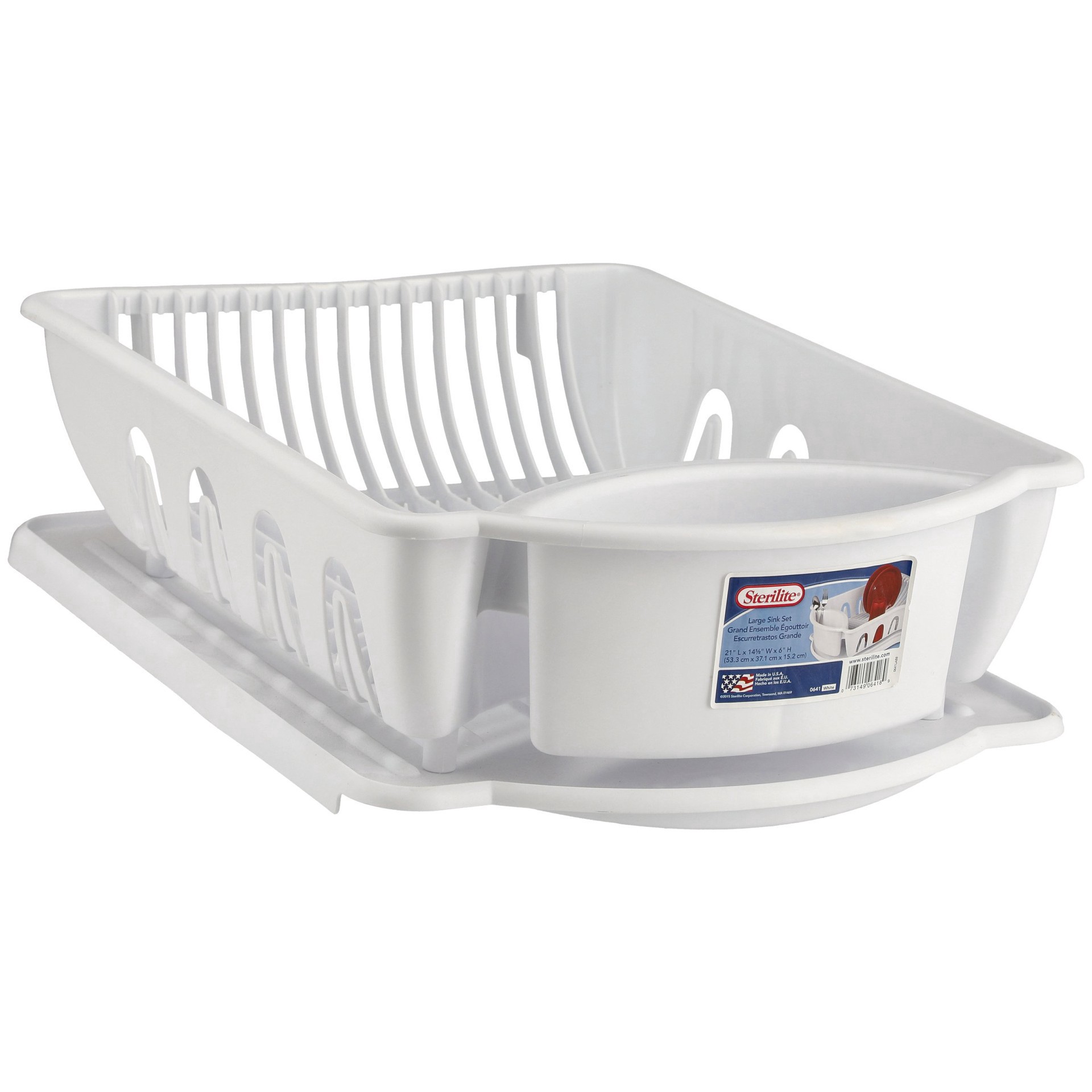 slide 1 of 8, Sterilite White Ultra Sink Set, 2 ct