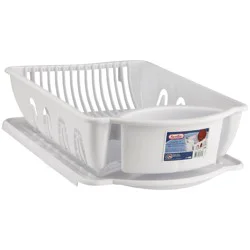 Sterilite White Ultra Sink Set