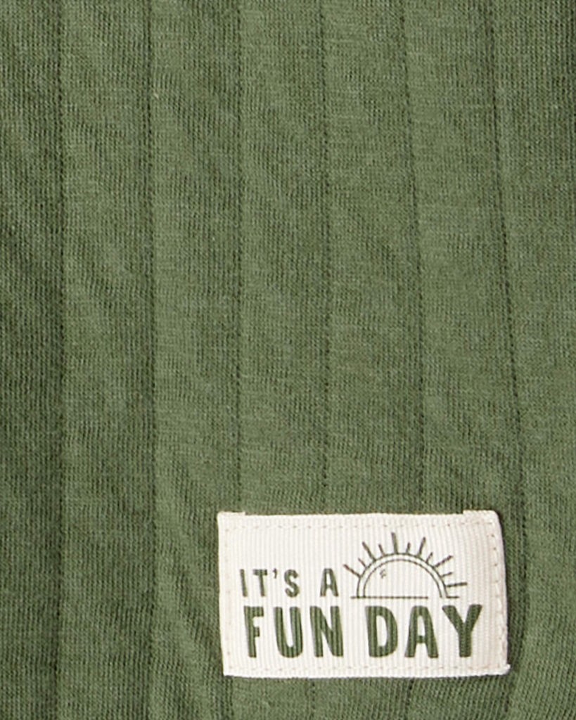 slide 2 of 2, Carter's Toddler Boy 2-Piece Hooded Tee & Pant Set - Olive Olive 3T, 2 pc