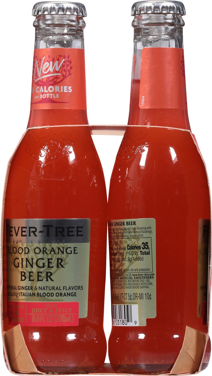 slide 9 of 9, Fever-Tree Blood Orange Ginger Beer 4x200ml, 4 ct; 6.8 fl oz