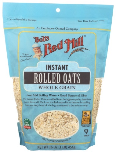 slide 1 of 1, Bob's Red Mill Rolled Oats Instant, 16 oz