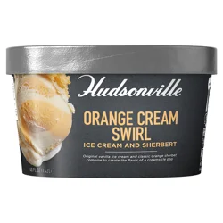 Hudsonville Ice Cream Orange Cream Swirl