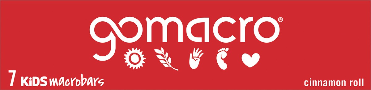 slide 4 of 10, GoMacro Org Cinnamon Roll Kids 6.3Oz, 0.9 oz