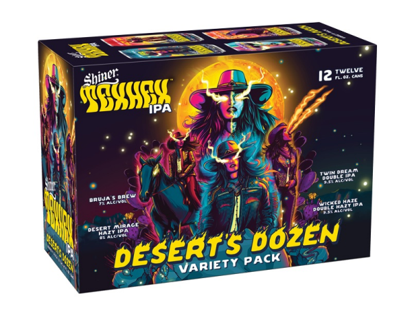 slide 7 of 7, Shiner IPA Desert's Dozen Variety Pack 12 - 12 fl oz Cans, 12 ct; 12 oz