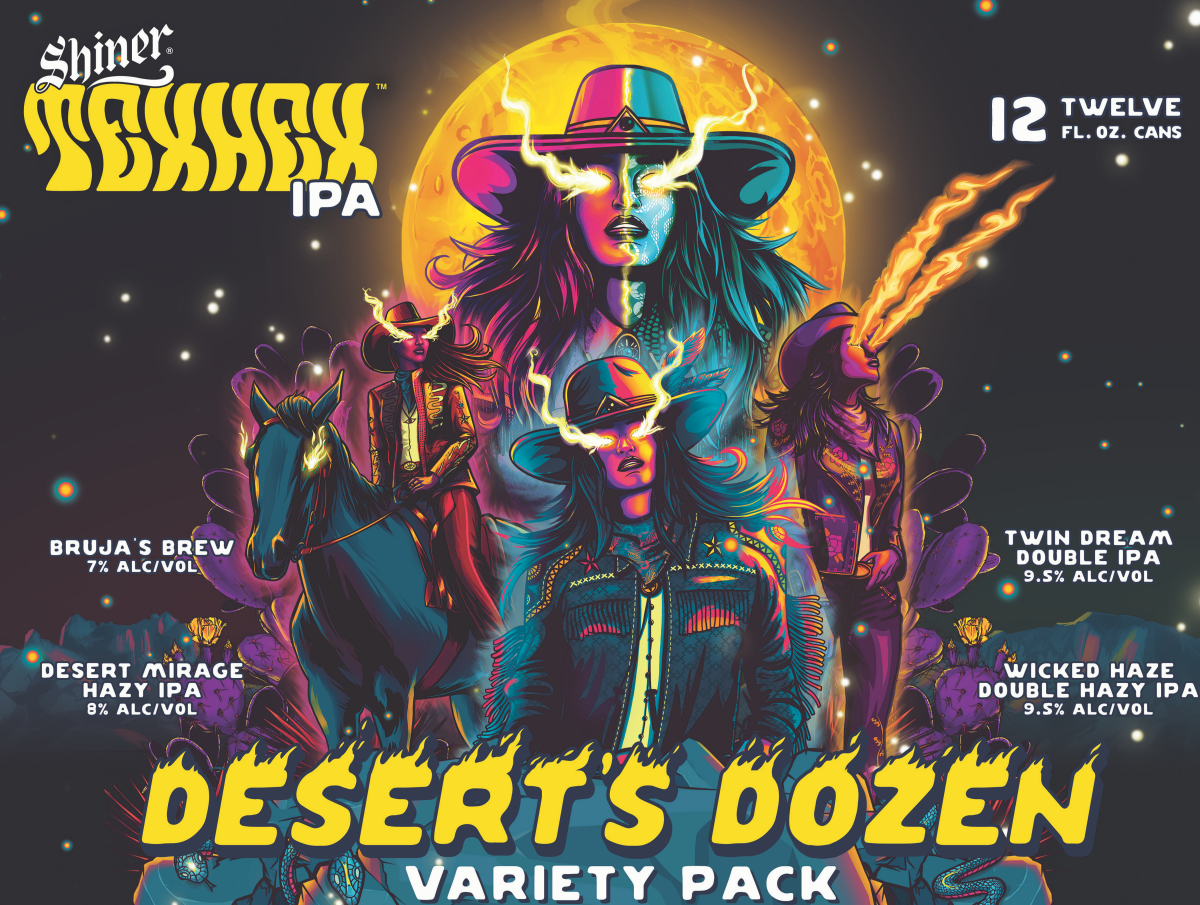slide 1 of 7, Shiner IPA Desert's Dozen Variety Pack 12 - 12 fl oz Cans, 12 ct; 12 oz