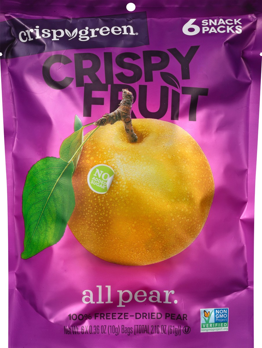 slide 6 of 12, Crispy Green Freeze-Dried Asian Pear, 6 ct; 0.36 oz