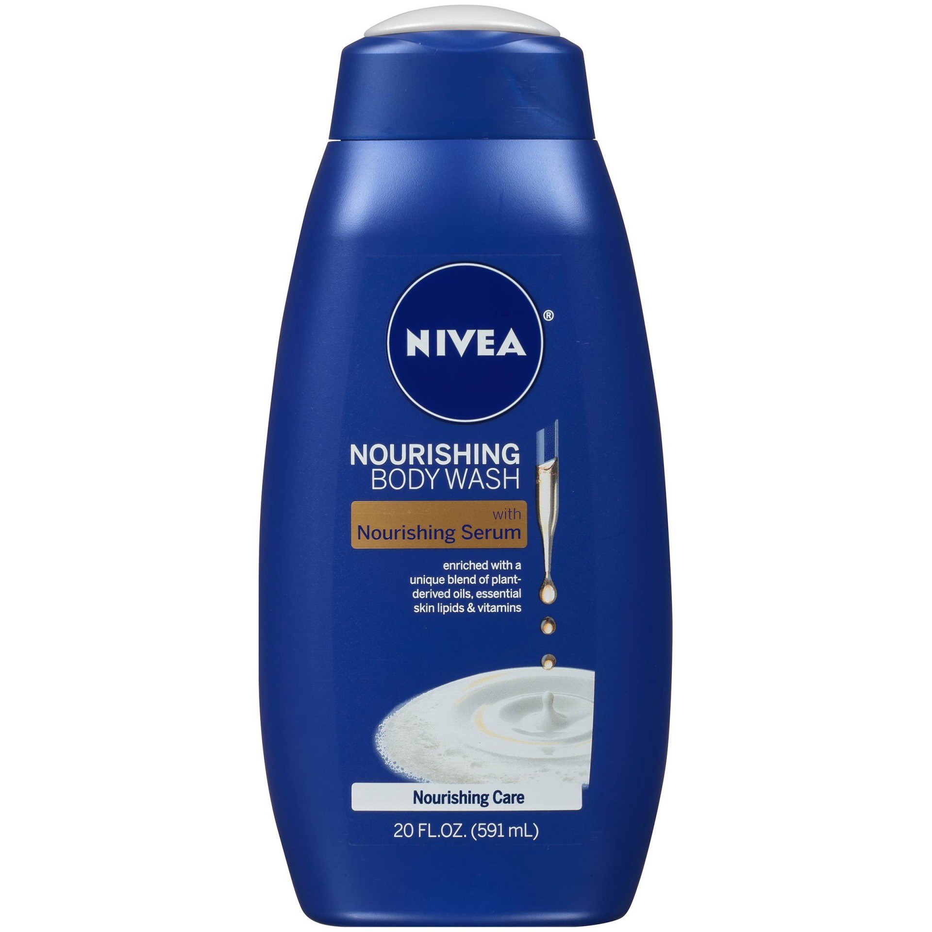 slide 1 of 9, Nivea Nourishing Care Body Wash 20 fl oz, 20 fl oz