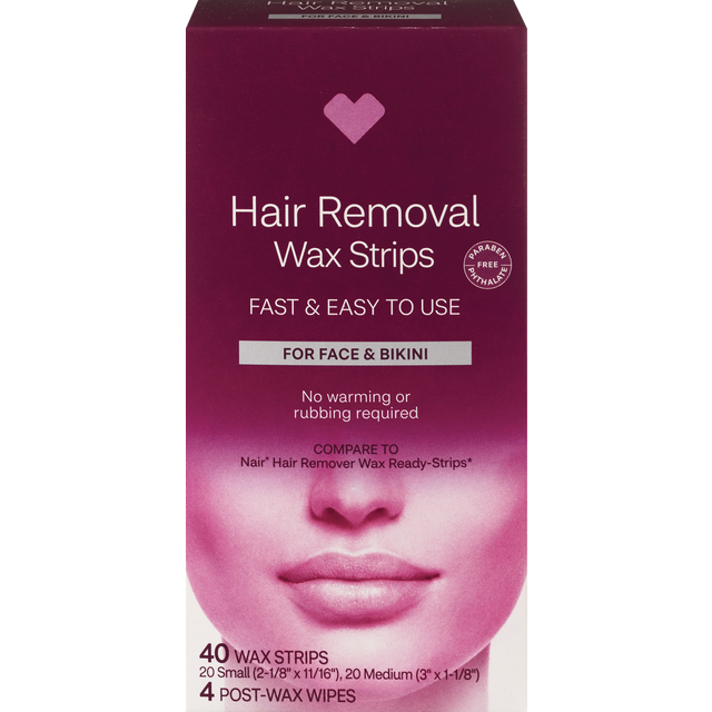 slide 1 of 1, CVS Beauty Brand Face Wax Strips, 40 ct