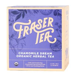 Fraser Organic Chamomile Dream Herbal Tea - 12 ct