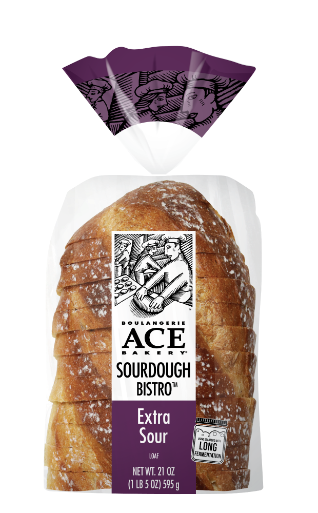 slide 1 of 1, ACE Bakery® Extra Sour Sourdough Bistro™ Loaf, 21 oz