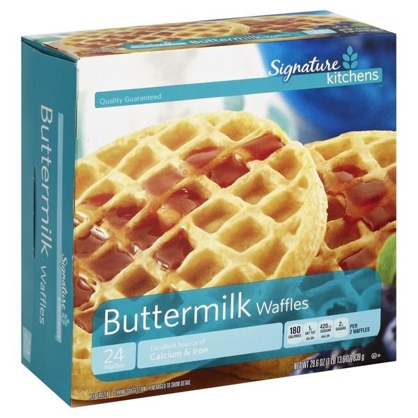 slide 1 of 7, Signature Select Waffles 24 ea, 