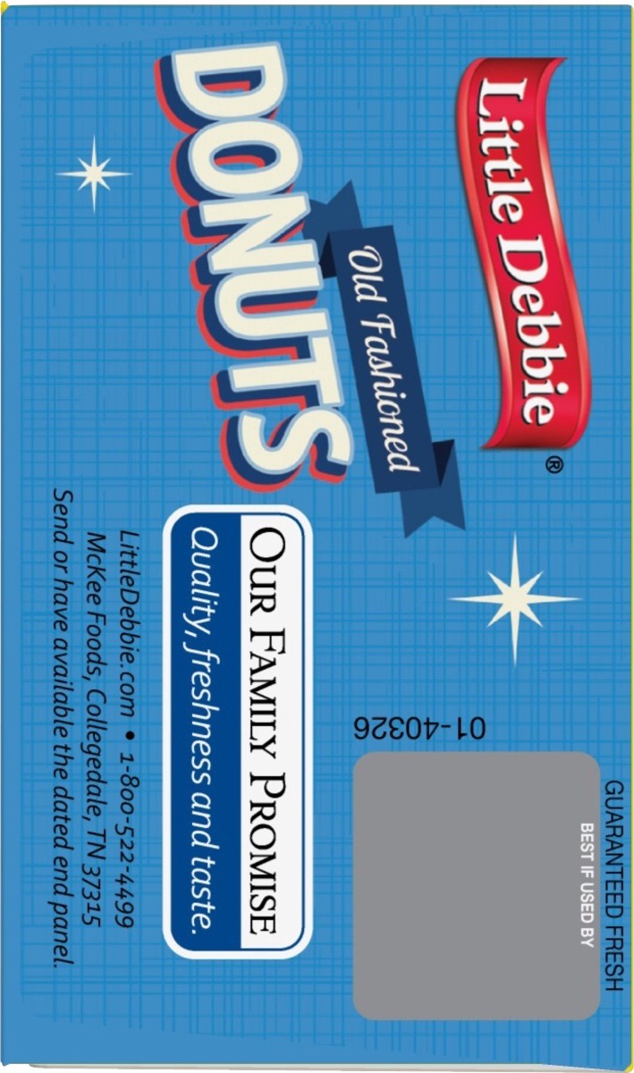 slide 4 of 13, Little Debbie Snack Cakes, Little Debbie Big Pack Old Fashioned Donuts, 6 ct