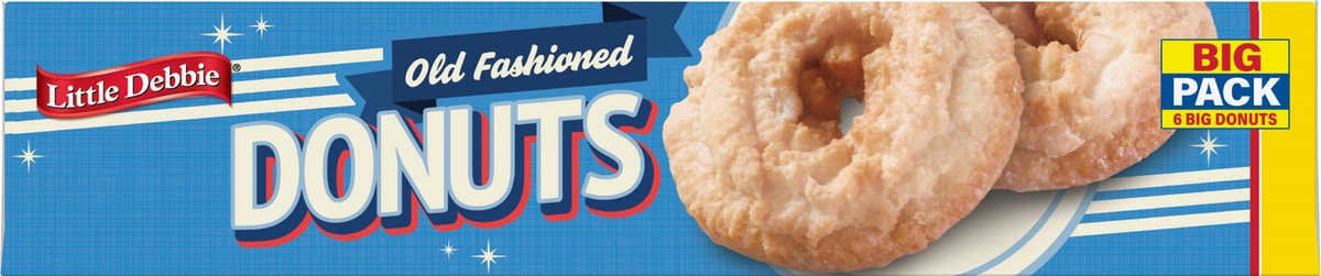 slide 9 of 13, Little Debbie Snack Cakes, Little Debbie Big Pack Old Fashioned Donuts, 6 ct