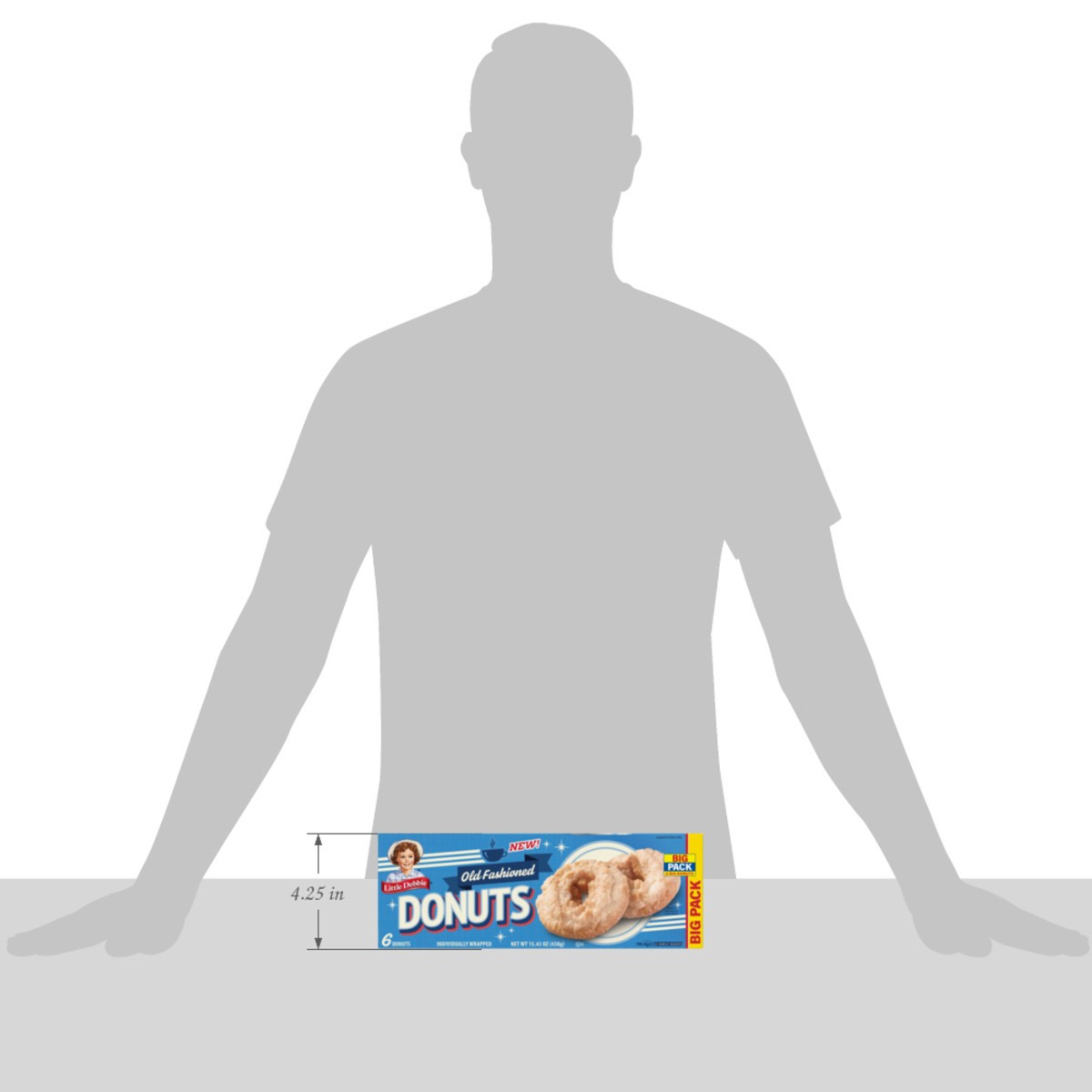 slide 7 of 13, Little Debbie Snack Cakes, Little Debbie Big Pack Old Fashioned Donuts, 6 ct