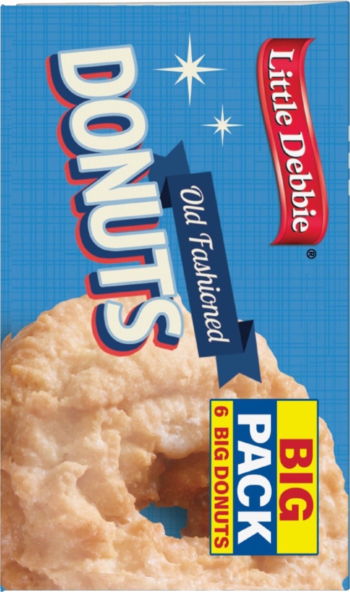 slide 3 of 13, Little Debbie Snack Cakes, Little Debbie Big Pack Old Fashioned Donuts, 6 ct