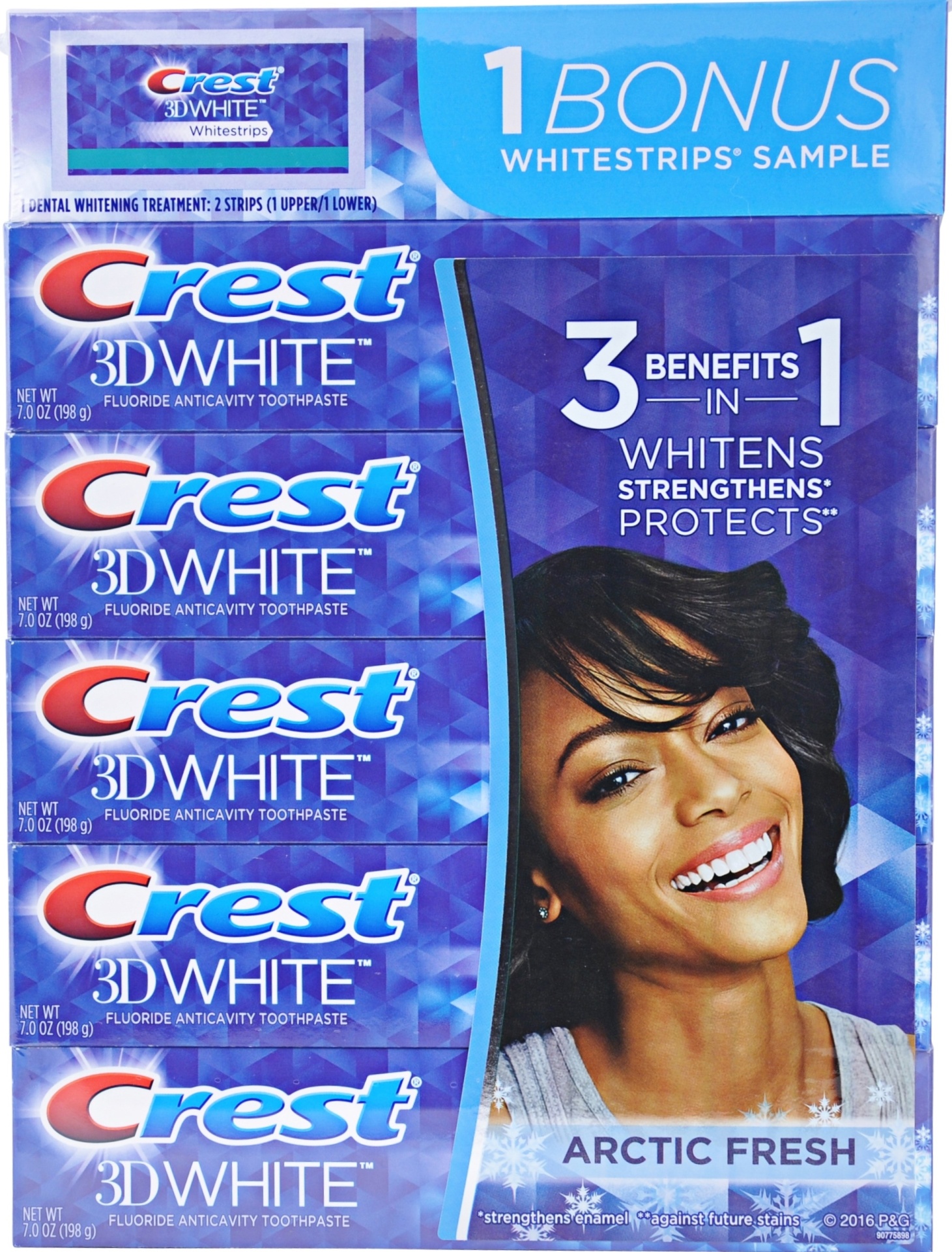 slide 1 of 1, Crest 3d White Toothpaste, 0.85 oz