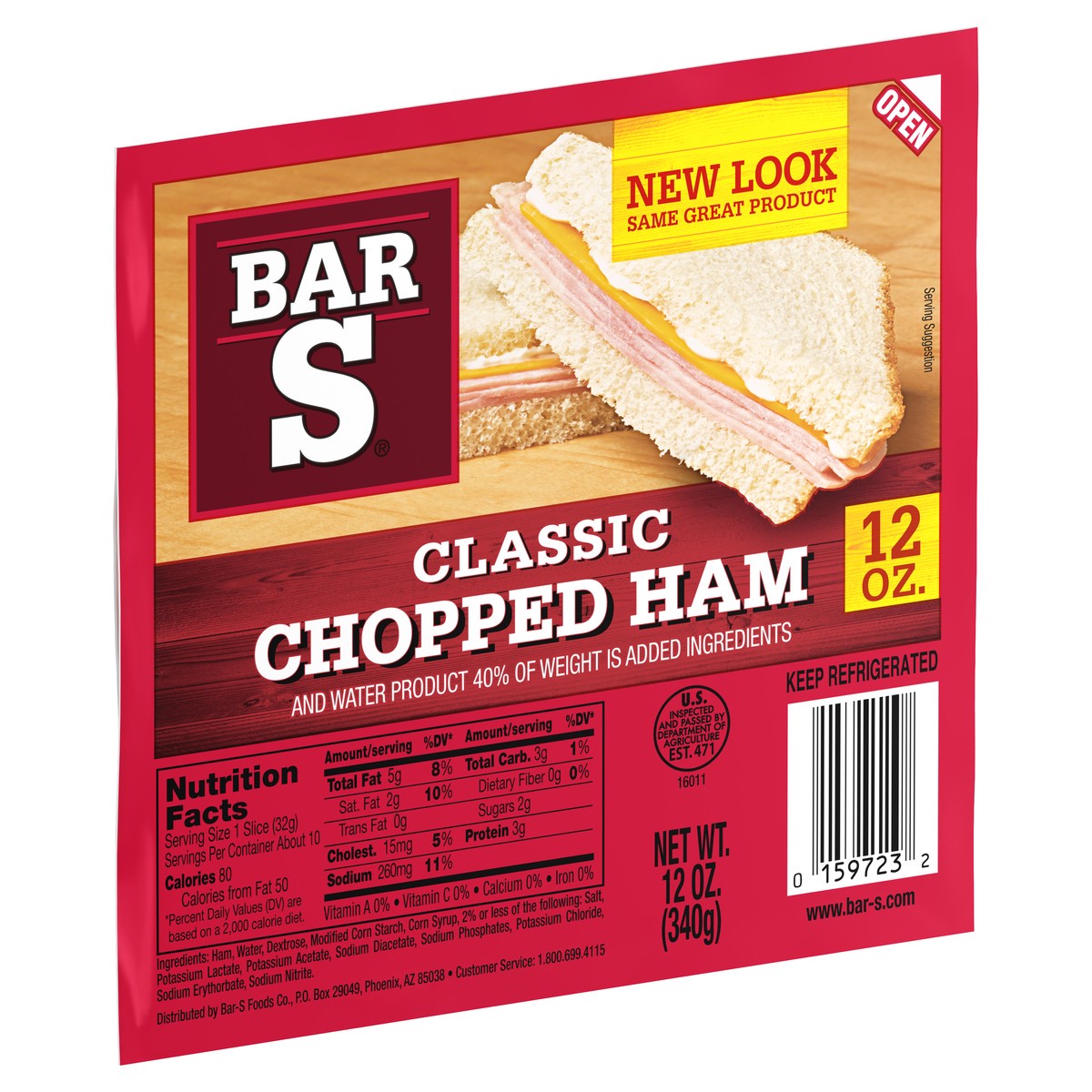 slide 2 of 7, Bar-S Ham 12 oz, 12 oz
