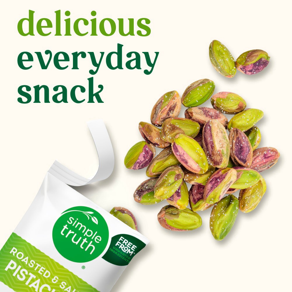 slide 3 of 4, Simple Truth® Unshelled Roasted & Salted Pistachios, 1.25 oz