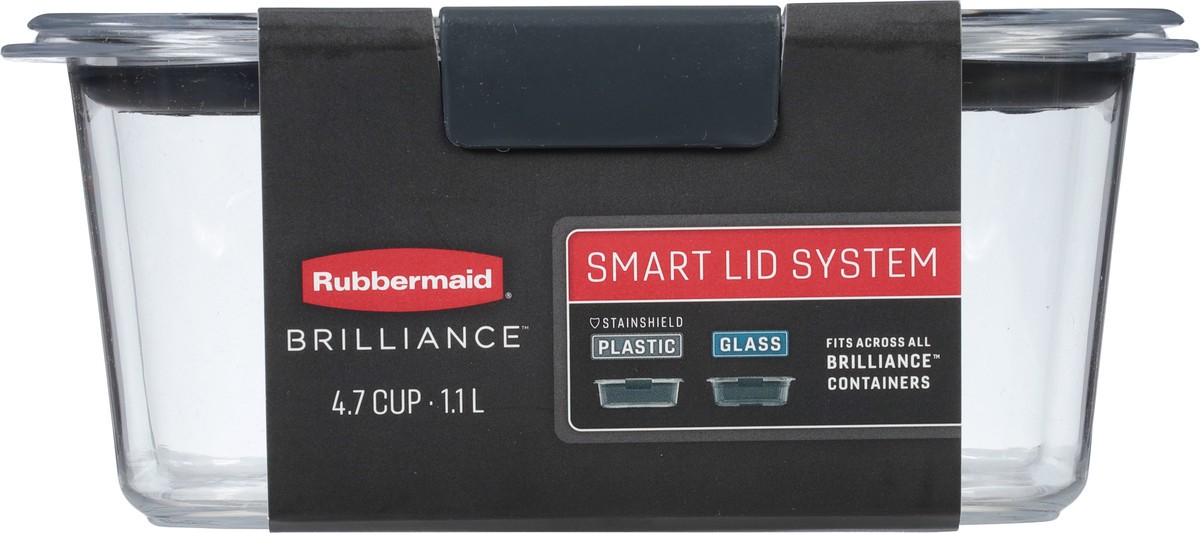 slide 5 of 9, Rubbermaid Brilliance 4.7 Cup Plastic Container 1 ea, 1 ct