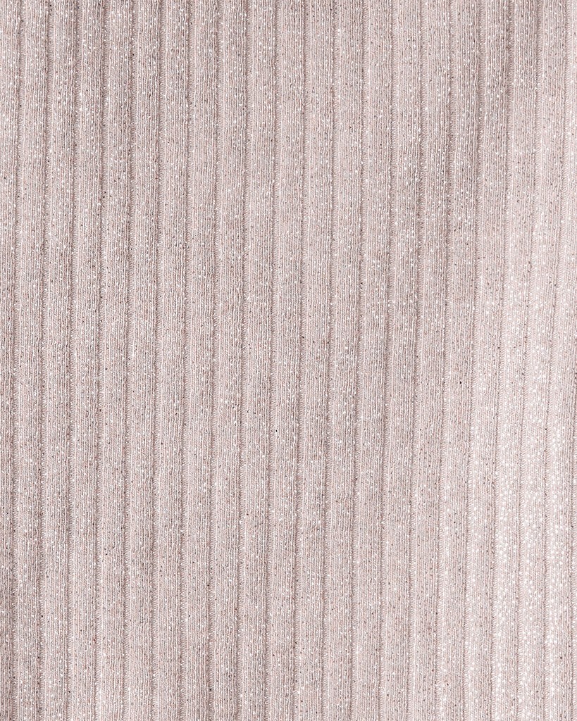 slide 2 of 2, Oshkosh Baby Girl Shimmer Rib Mock Neck Top - Brown Brown 18M, 1 ct