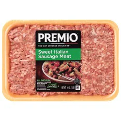 Premio Sweet Italian Sausage Meat - 16 oz