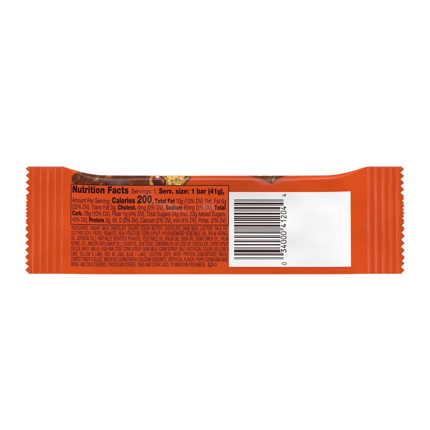 slide 6 of 6, REESE'S OUTRAGEOUS! Milk Chocolate with PIECES Candy, Peanut Butter and Caramel Candy, Full Size, 1.48 oz, Bar, 1.48 oz