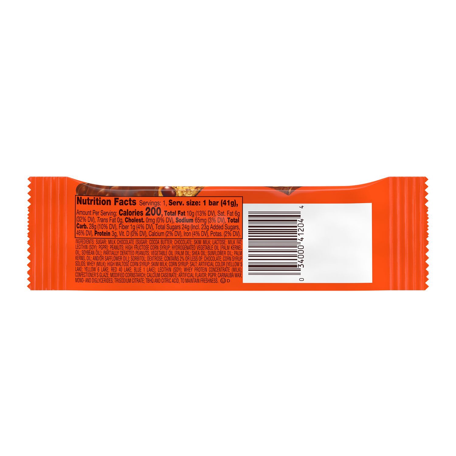 slide 3 of 6, REESE'S OUTRAGEOUS! Milk Chocolate with PIECES Candy, Peanut Butter and Caramel Candy, Full Size, 1.48 oz, Bar, 1.48 oz