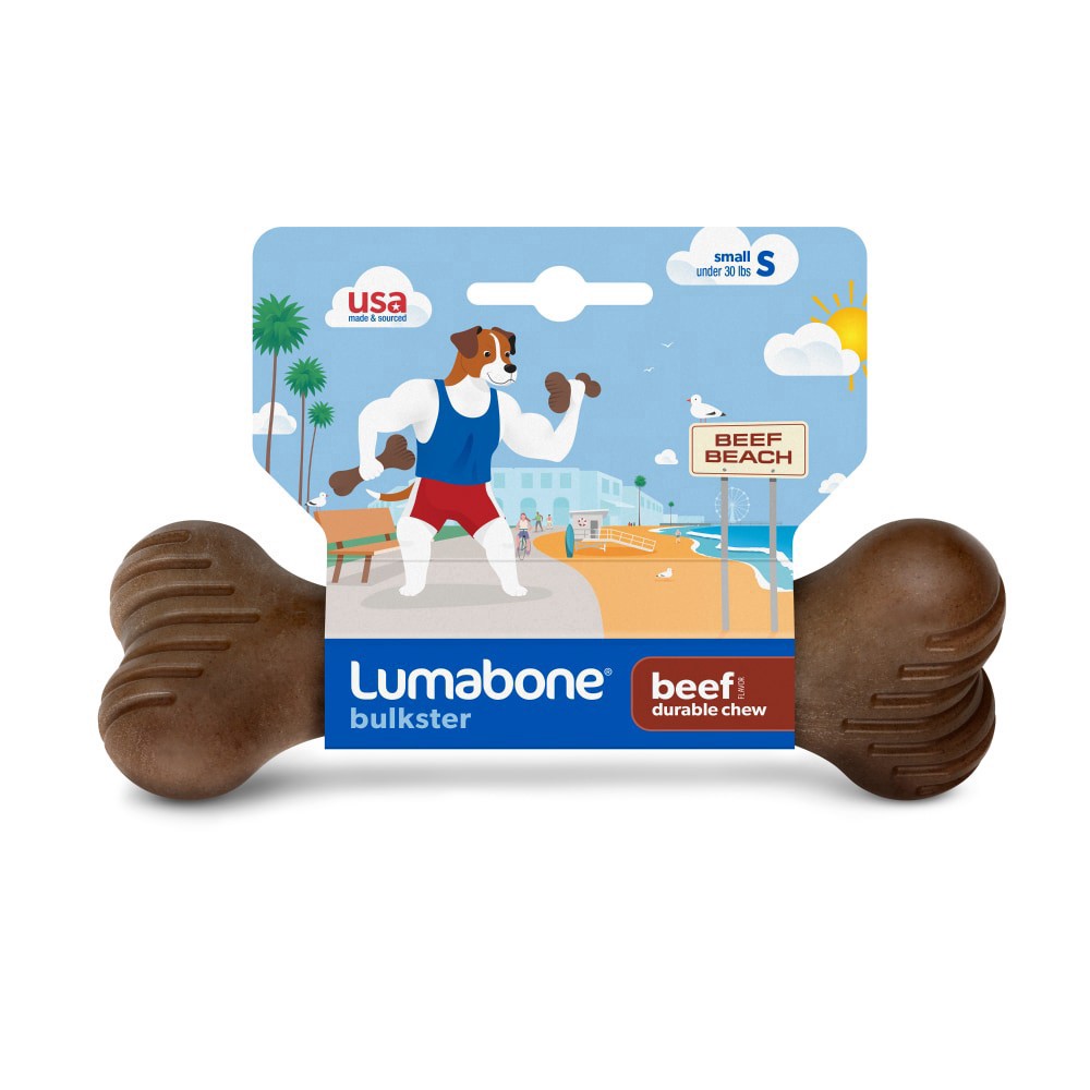 slide 1 of 1, Lumabone Bulkster Beef Small, 1 ct