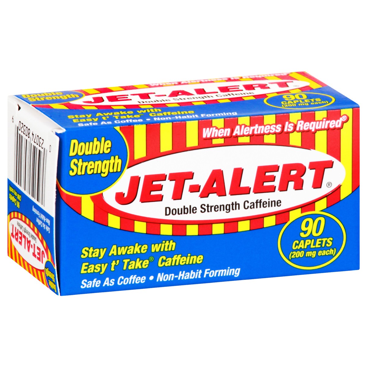 slide 9 of 12, Jet-Alert Double Strength Caplets 200 mg Caffeine 90 ea, 90 ct