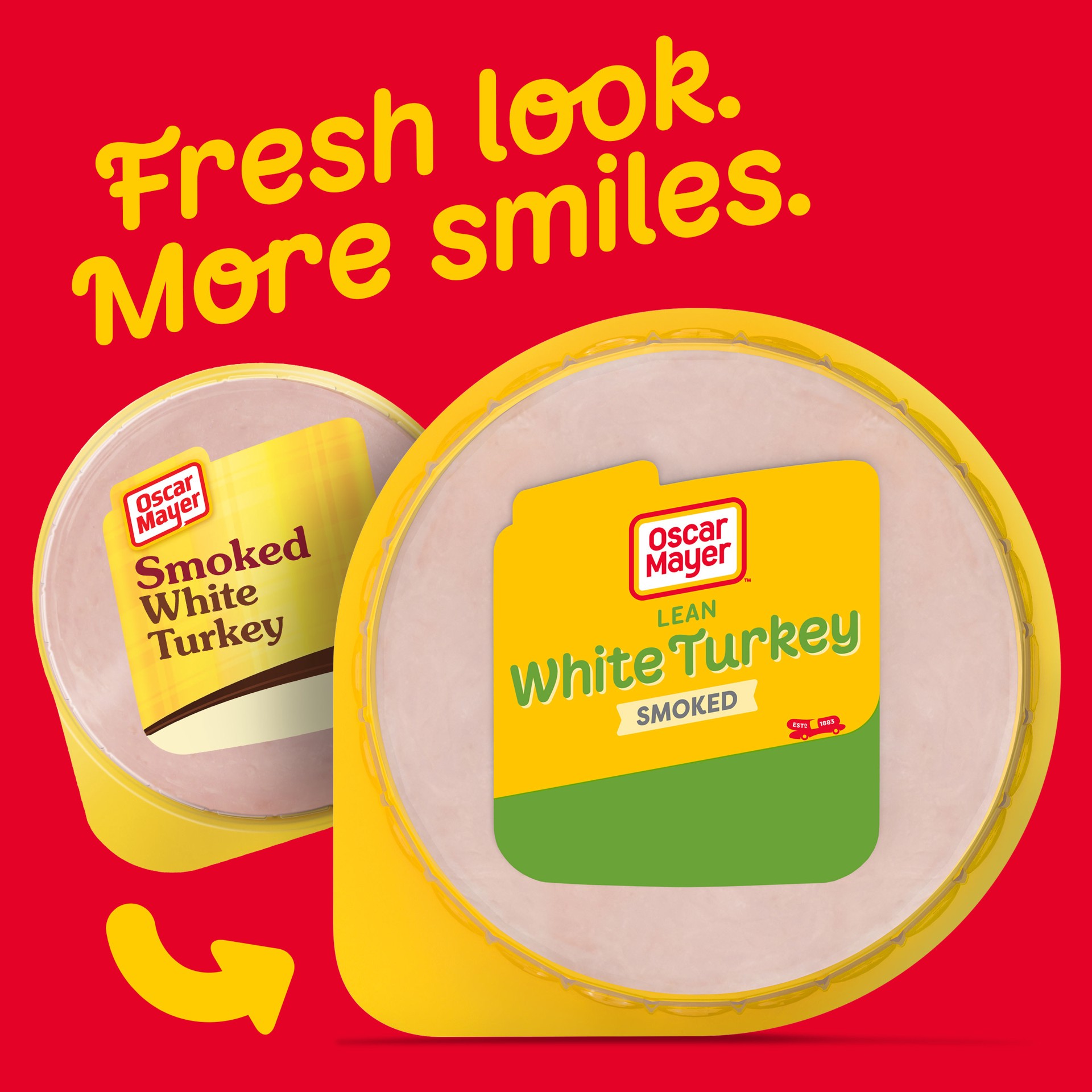 slide 4 of 5, Oscar Mayer Smoked White Turkey, 16 oz