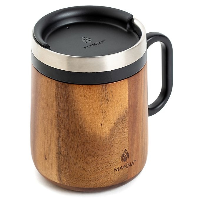 slide 3 of 3, Manna Organics Chalet Travel Mug - Acacia Wood, 11 oz