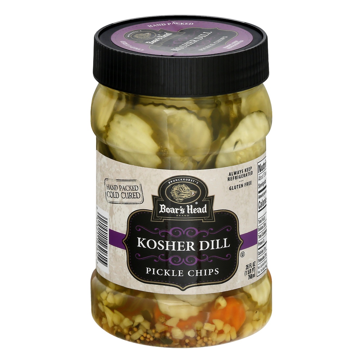 Boar's Head Kosher Dill Pickle Chips 26 oz | Shipt