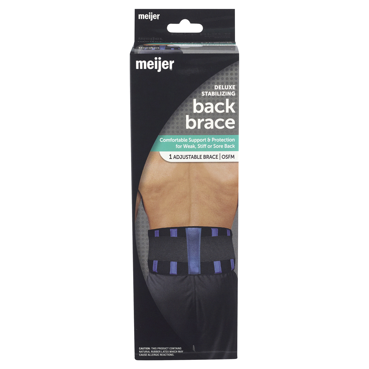 slide 1 of 3, Meijer Deluxe Back Support Stabilizer, One Size, One Size