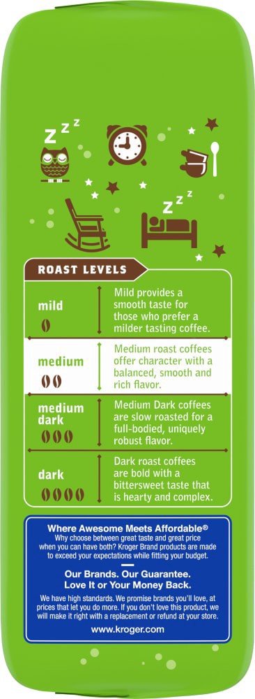 slide 3 of 6, Kroger Medium Roast Decaf Classic Ground Coffee - 11 oz, 11 oz