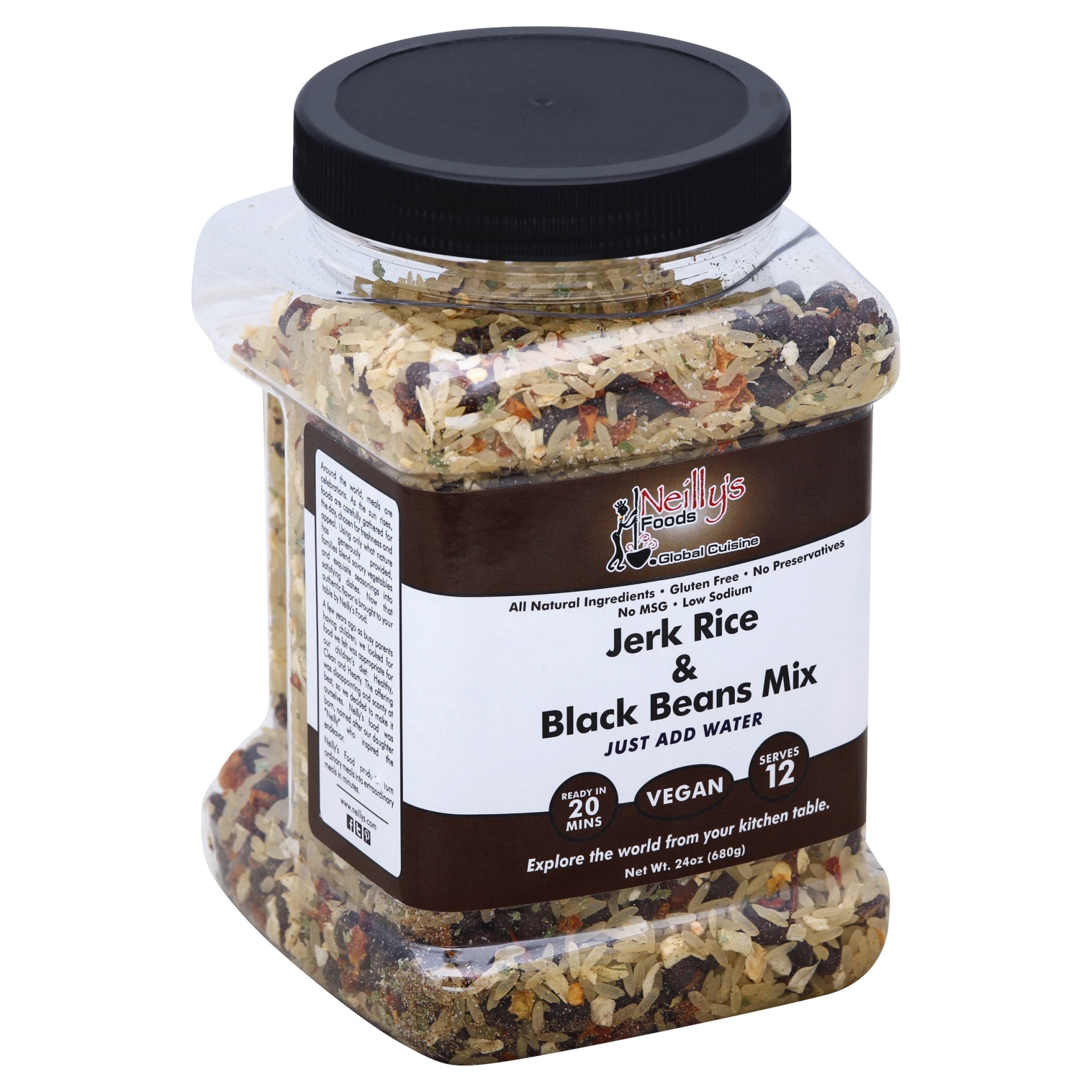 slide 1 of 2, Neilly's Foods Jerk Rice & Black Beans Mix, 24 oz