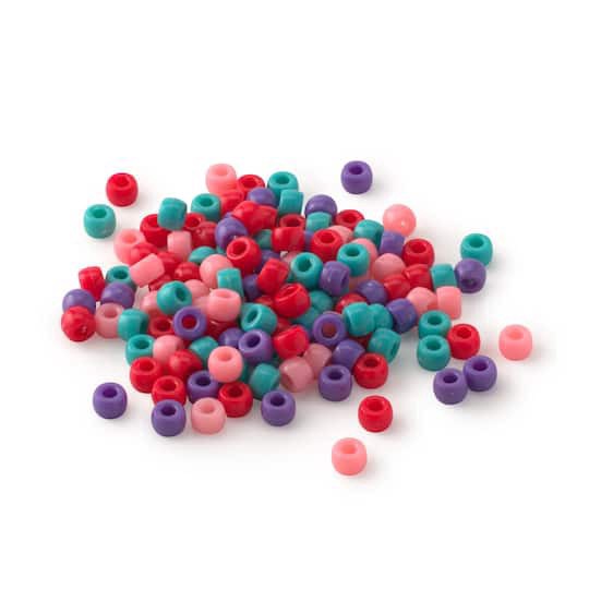 slide 1 of 4, 9mm Princess Pony Beads By Creatology, 9 mm