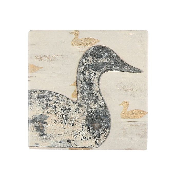 slide 1 of 1, Thirstystone Occasions Rustic Decoy Square Coaster, 1 ct