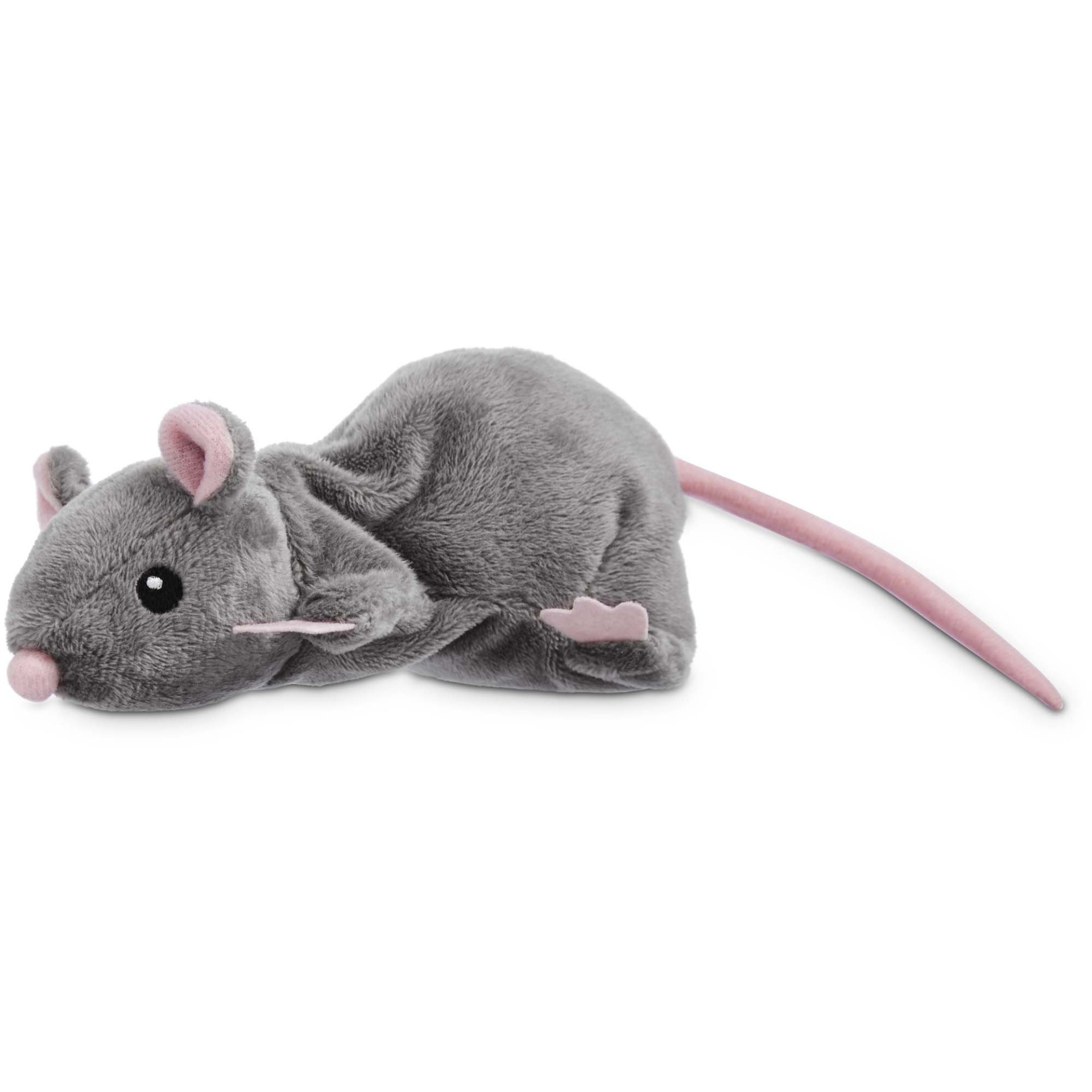 slide 1 of 1, Leaps & Bounds Grey Rat Cat Toy, 1 ct