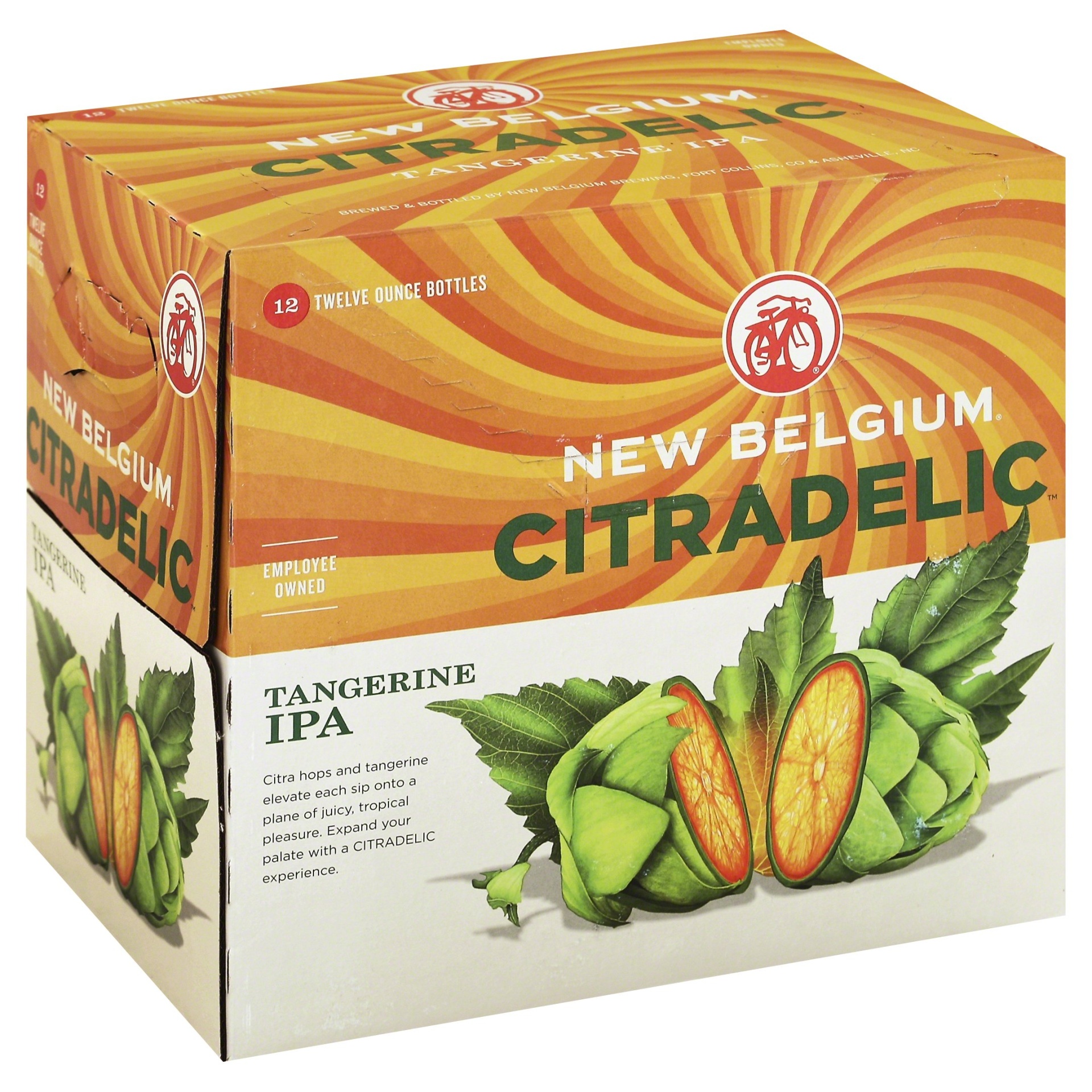 slide 1 of 1, New Belgium Citradelic Tangerine Ale Bottles, 12 ct; 12 oz