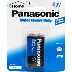 Panasonic Super Heavy Duty 9 Volt, 1 Pack