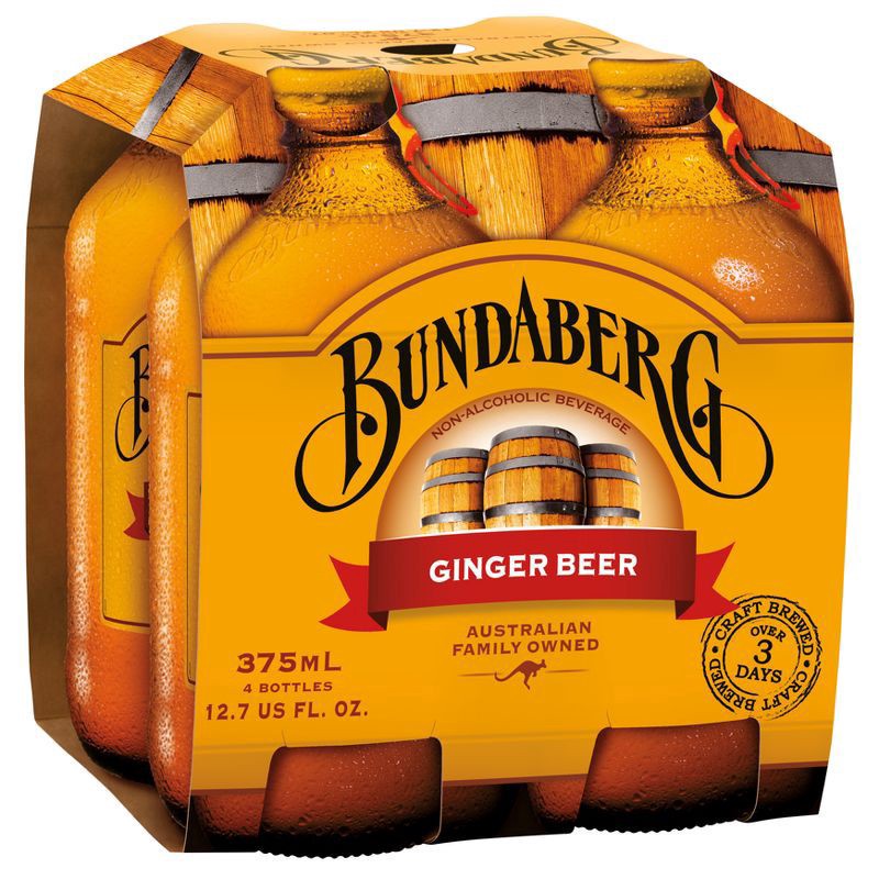 slide 1 of 9, Bundaberg Ginger Beer - 1500 ml, 4 ct; 12.7 fl oz