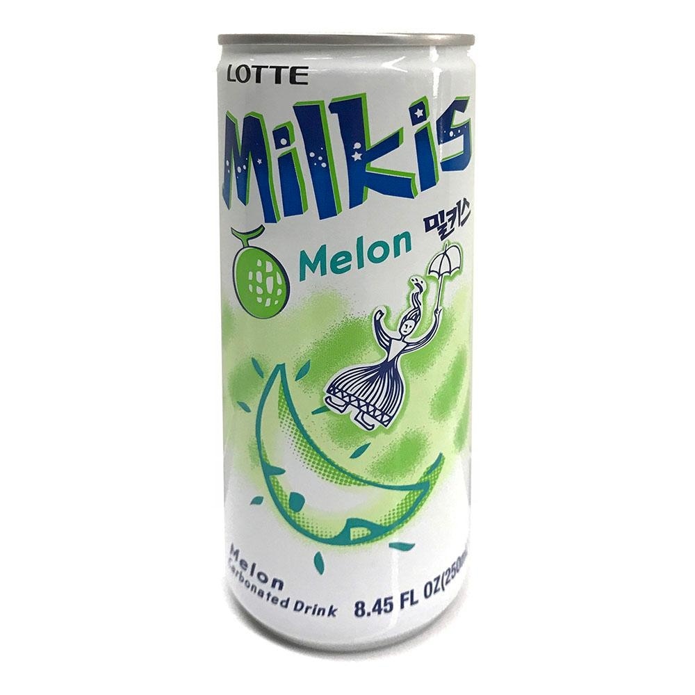 slide 1 of 1, Lotte Milkis Melon Soda - 8.45 fl oz, 8.45 fl oz